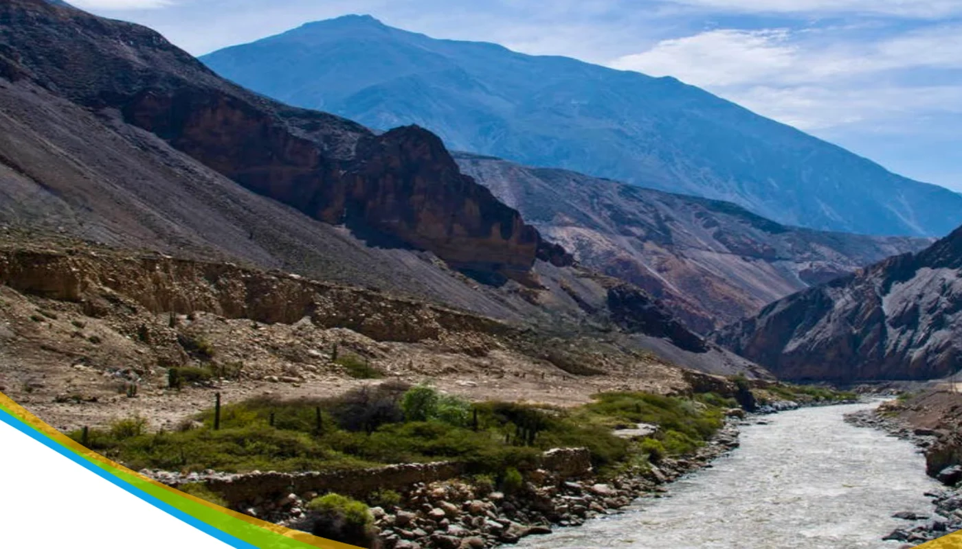 Santa River valley in Ancash, Peru, associated with the Pacha Power hydropower portfolio